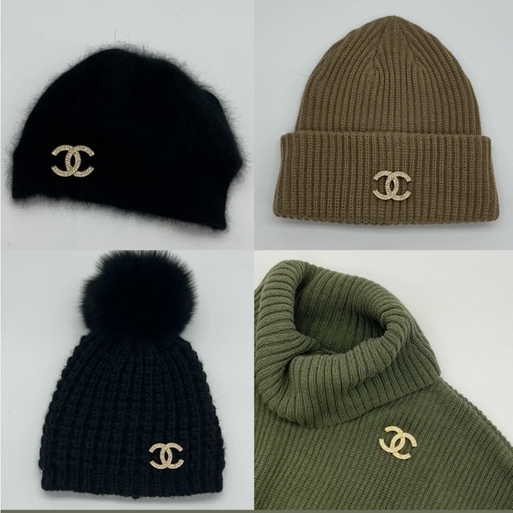 Authentic Chanel vintage gold CC Brooch - Picture 5 of 17